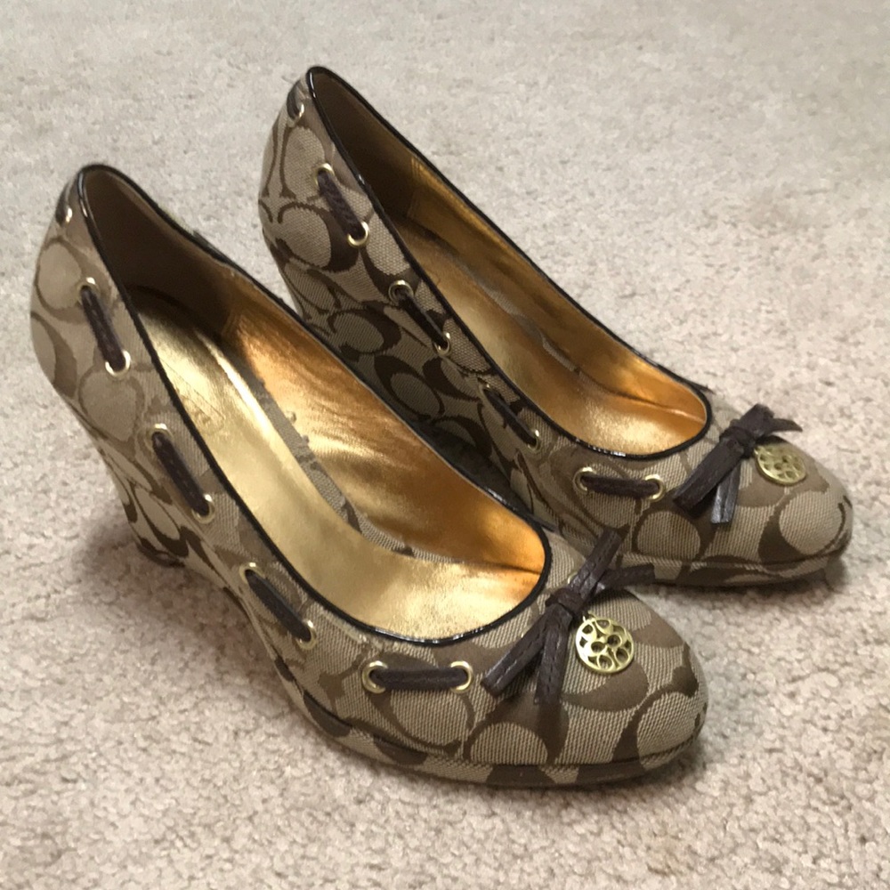 Brown COACH shoes